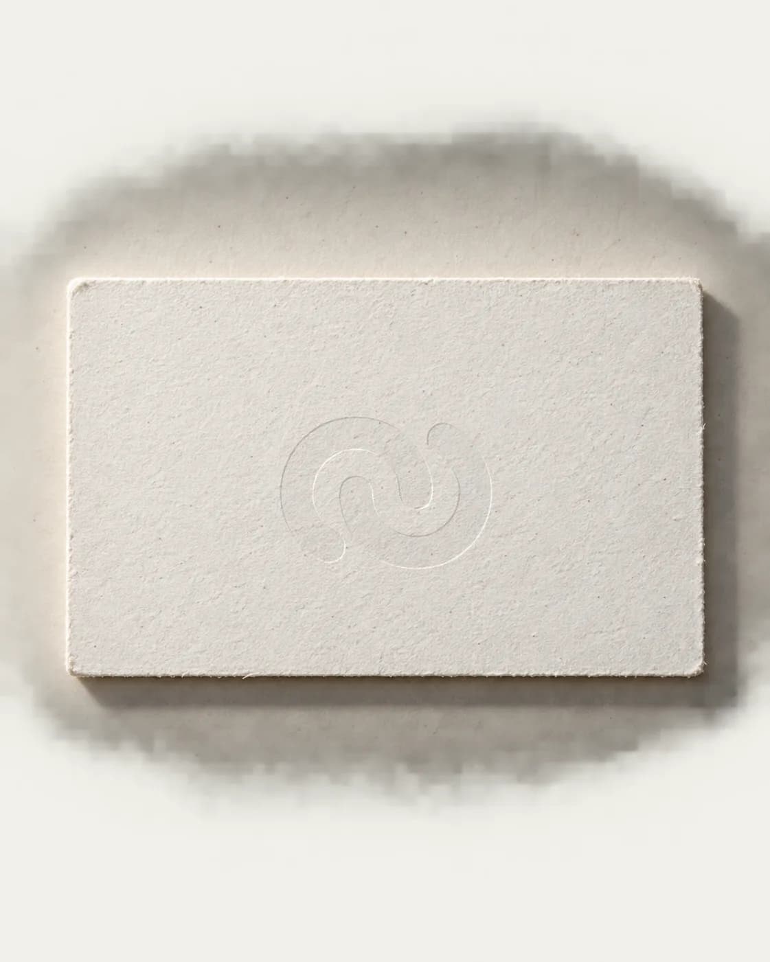 Le signe gaufré sur papier coton