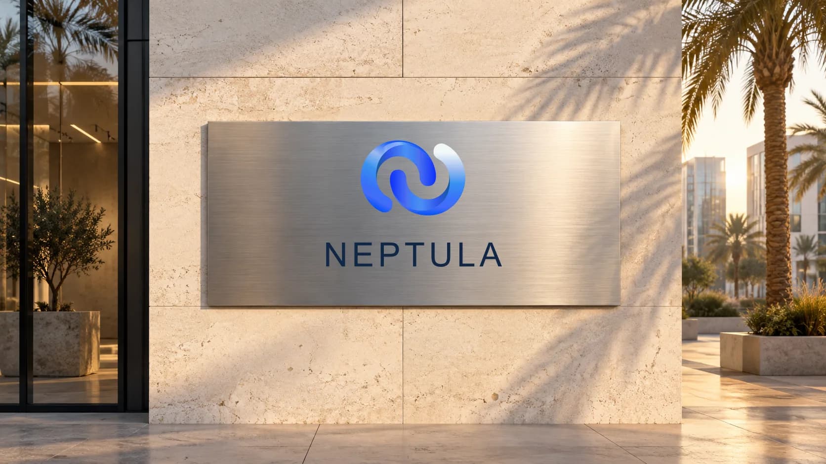 Enseigne dans le Design District de Dubaï