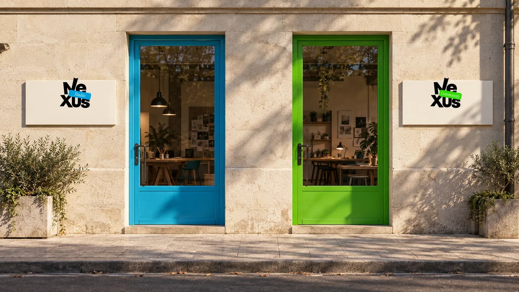 Studio et Community, deux portes