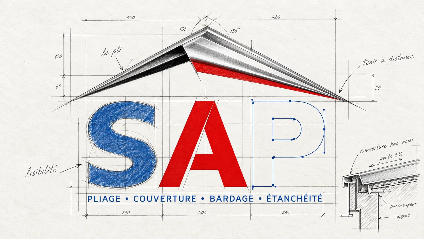 Étude éditoriale du pli et du lettrage
